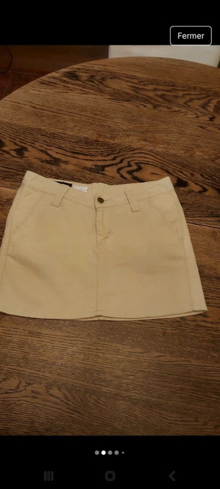 Mini jupe Beige Lee taille S - photo numéro 4