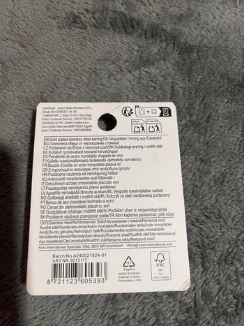 Boucles d’oreilles 