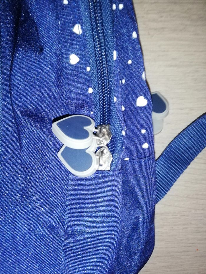 Sac à dos cartable nafnaf bleu marine - photo numéro 5