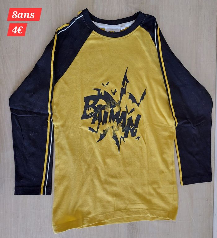 T-shirt Batman garçon 8ans - photo numéro 2