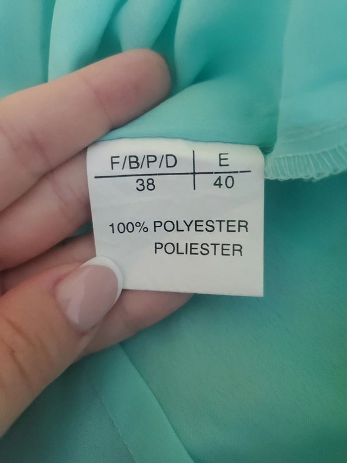 Robe longue détails broderie - YKK - taille 38 - photo numéro 9