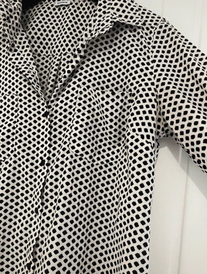 Chemise blanche à motifs Pimkie - photo numéro 4