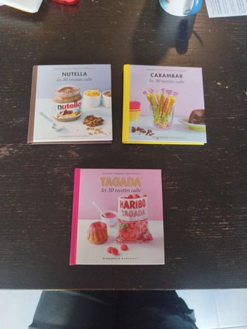 Lot de 3 livres de recettes