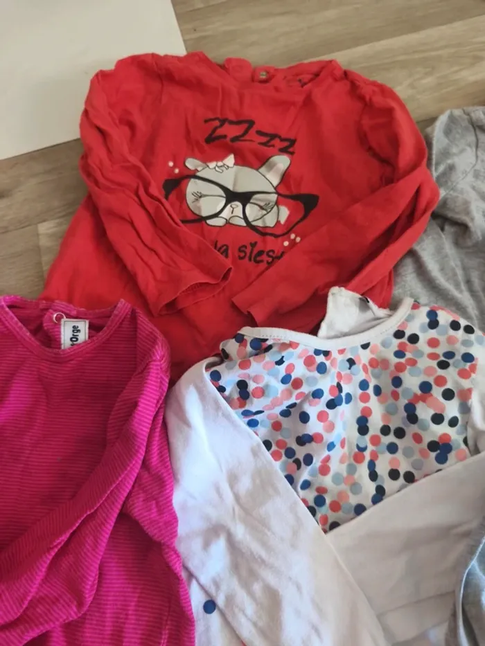 Tee shirts manches longues taille 24 mois marque diverses - photo numéro 3