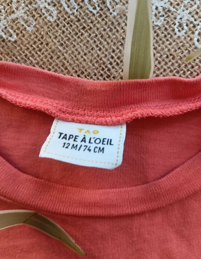 🐼 Lot tee-shirt taille 12mois - photo numéro 3