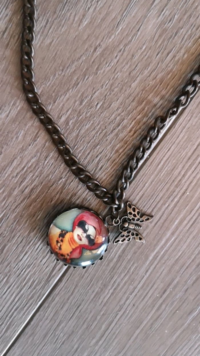 Jolie parure collier boucles d'oreilles - photo numéro 4