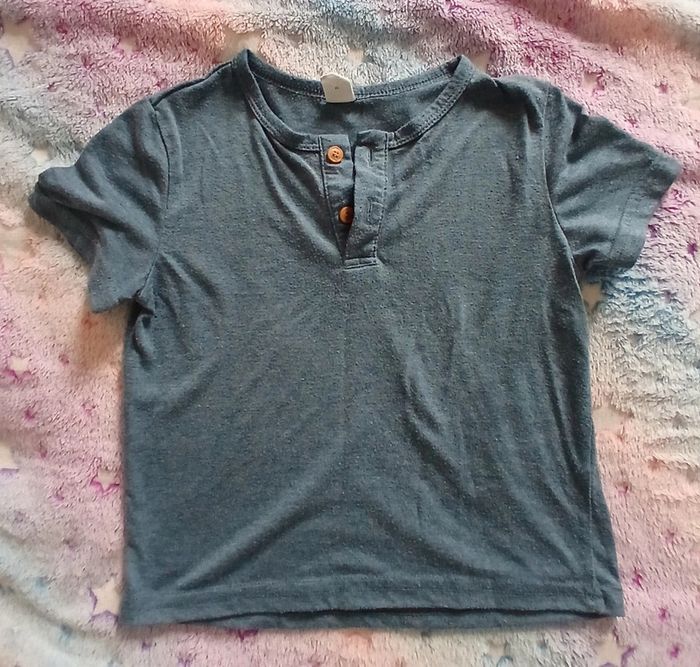 Tee-shirt bleu shein 4 ans