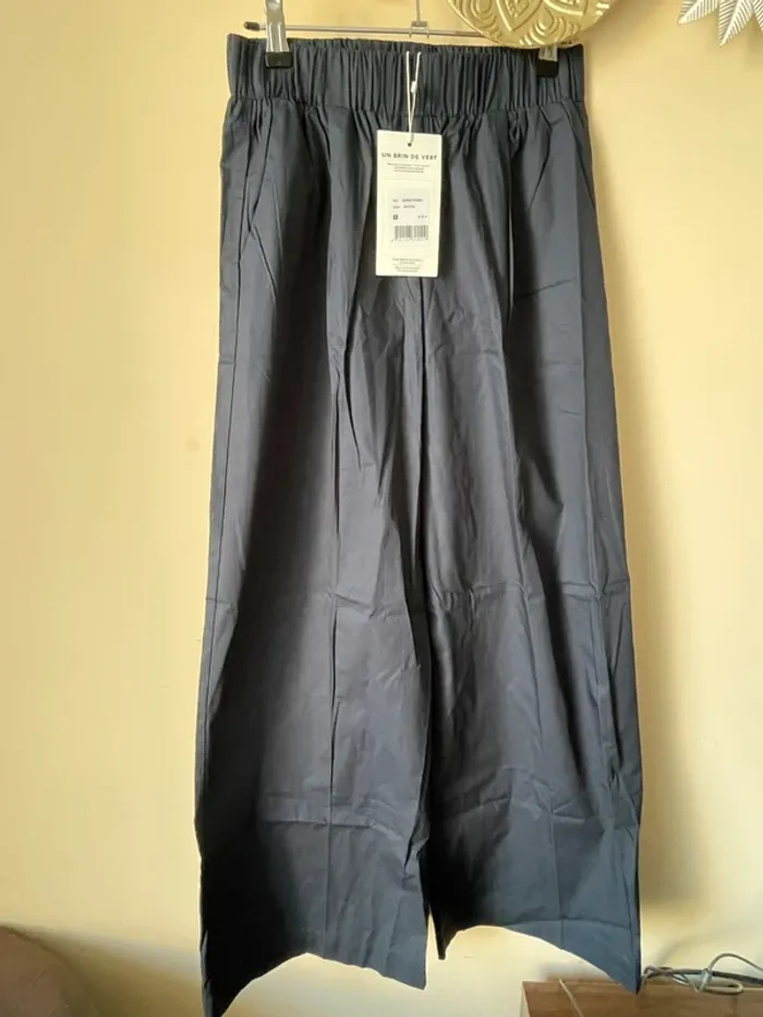 Pantalon marine large - photo numéro 5