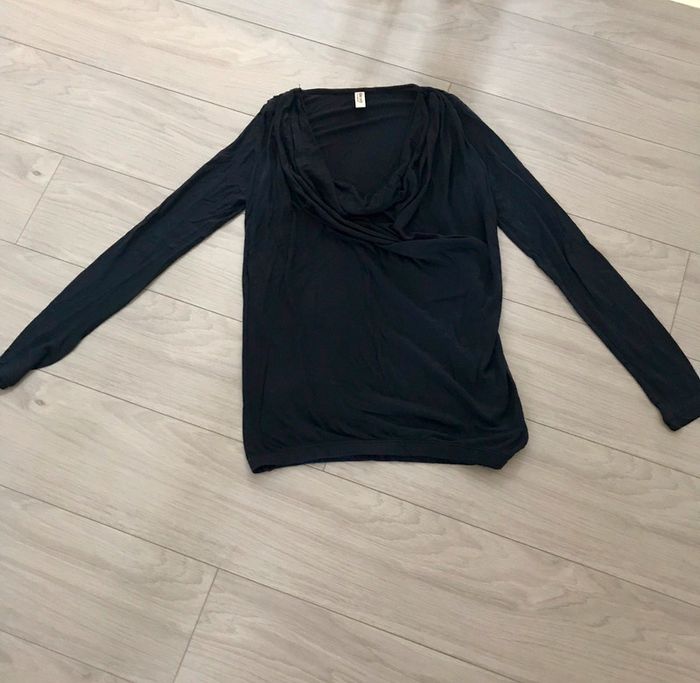 Blouse bleue marine Esprit - photo numéro 2