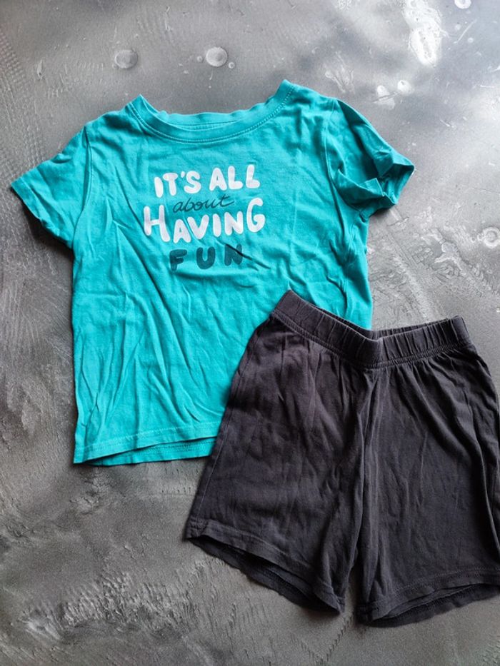 Pyjama short coton 4 ans Kiabi été