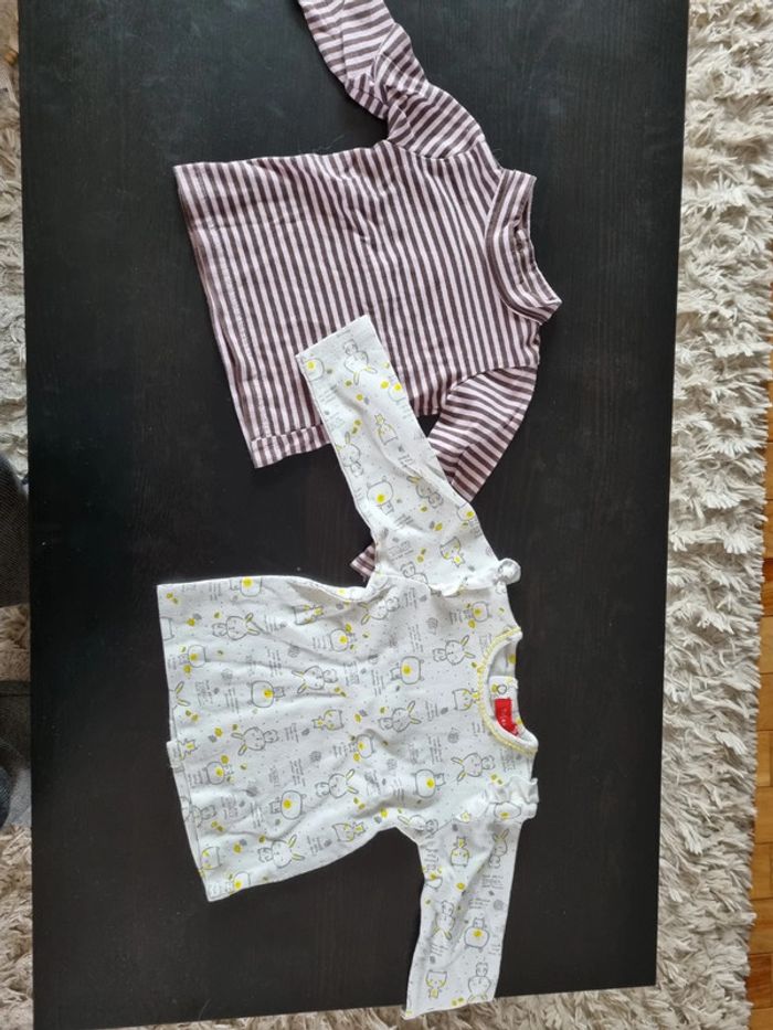 Lot T-shirt manches longues 12 mois