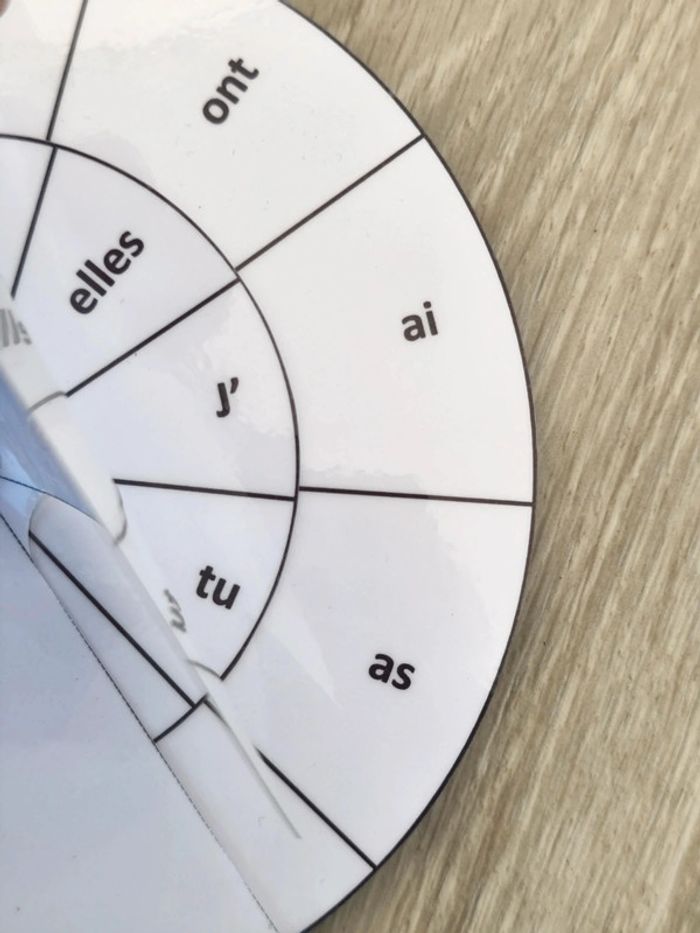 Ma roue du verbe avoir - photo numéro 2