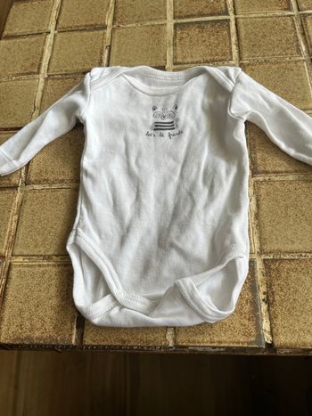 Body mixte 1 mois grain de blé 