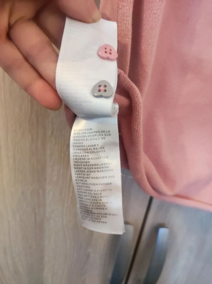 Pull rose coeur Verbaudet 6 ans - photo numéro 7