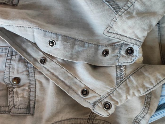 Chemise Pimkie gris délavé effet jeans taille XS Achat occasion