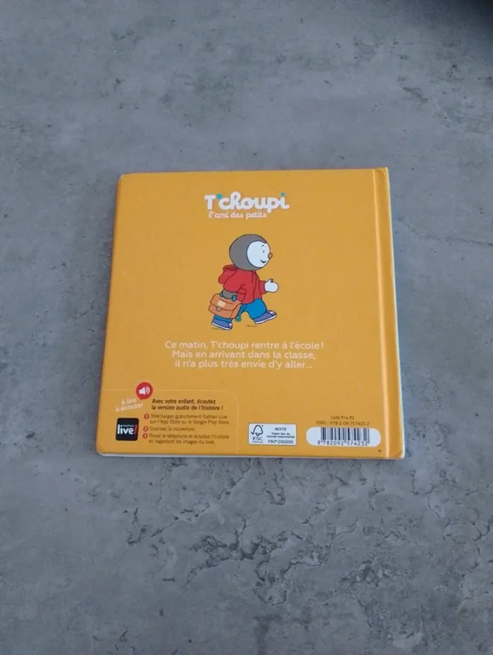 Livre - T'choupi rentre à l'école - photo numéro 2