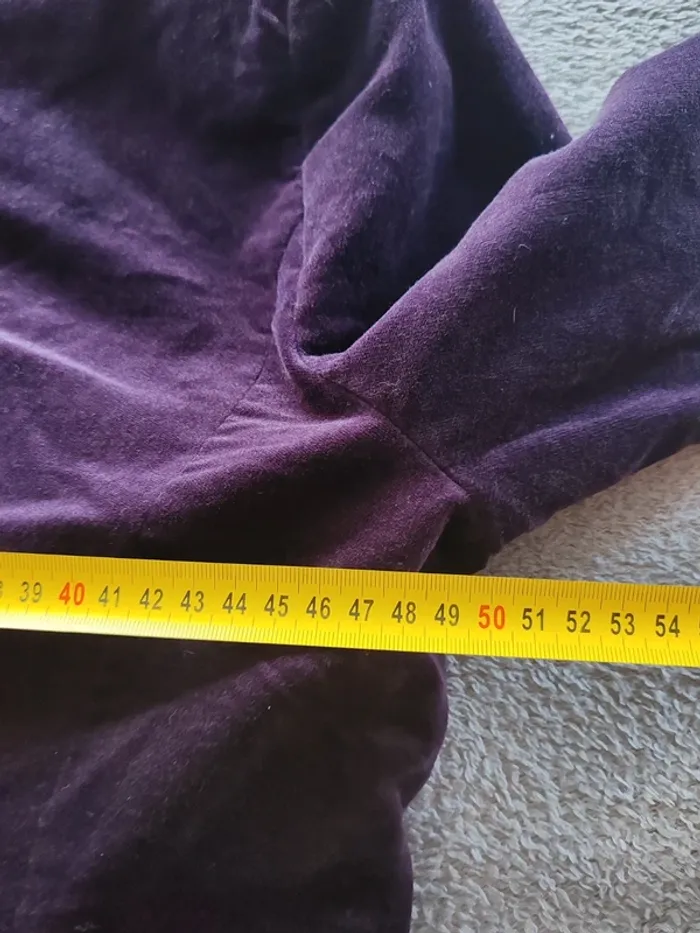 Blazer velours violet Zara Basic L – très bon état - photo numéro 6