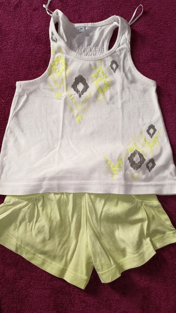 Lot de 2 ensembles short + débardeur - photo numéro 3