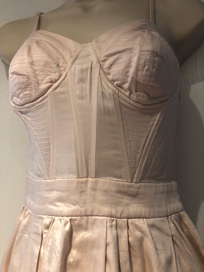 Robe rose poudré Naf-Naf taille 34 style vintage - photo numéro 14