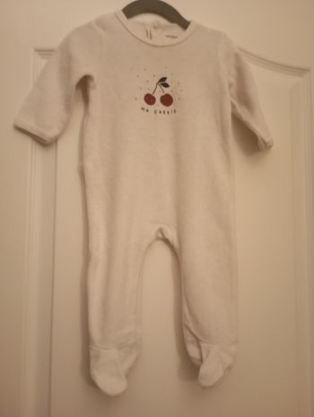 Pyjama velours 6 mois 