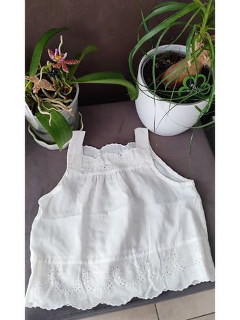 Top broderie anglaise 12-18 mois Printemps Paris