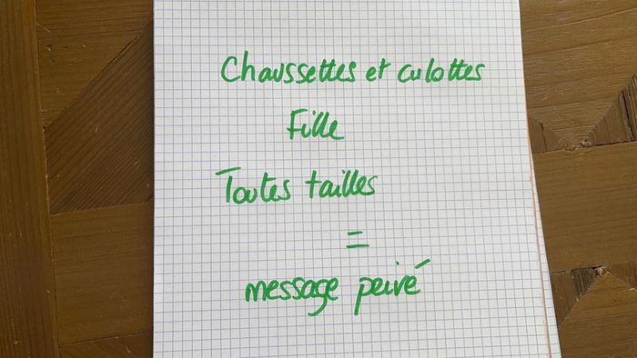 Sous vêtements