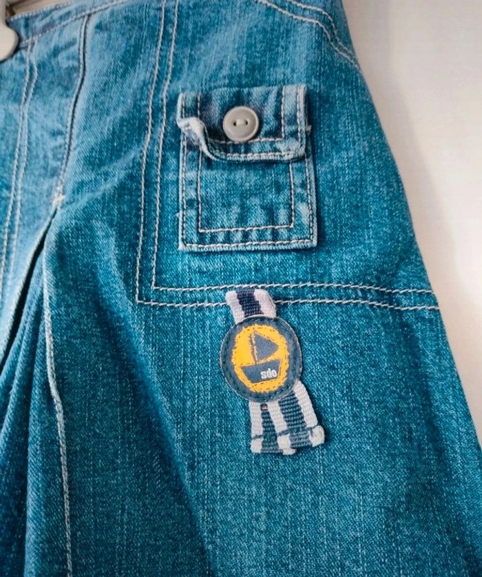 (e) jupe culotte en Jean Sucre d'orge - photo numéro 5