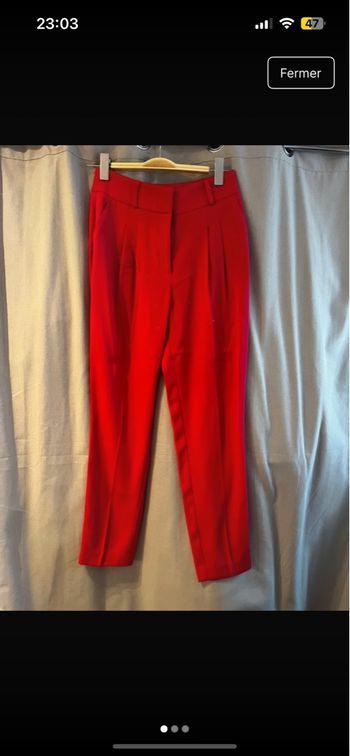 Pantalon tailleur rose vif - Kiabi