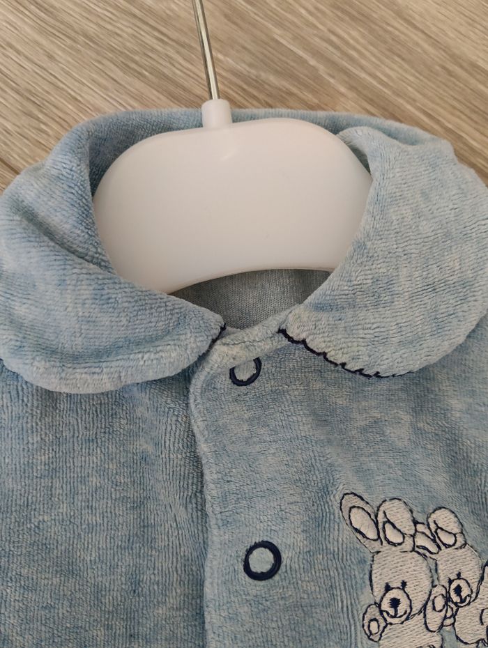 Pyjama grenouillère vintage Kiabi 1 mois - photo numéro 3