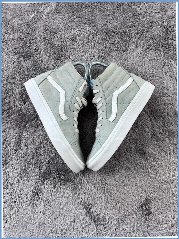 Vans Sk8-Hi Daim Vert Clair Femme – Pointure 36,5