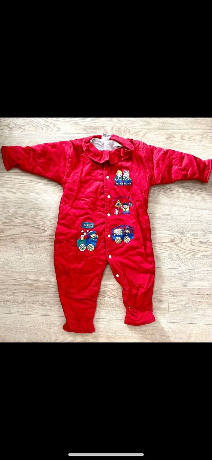 Combinaison à pressions 18mois