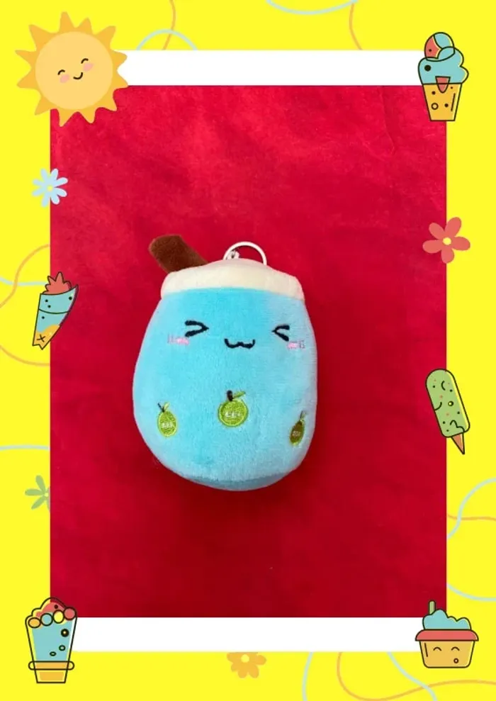 Peluche porte clé bubble tea