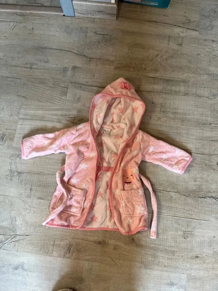 Peignoir fille 12-18 mois