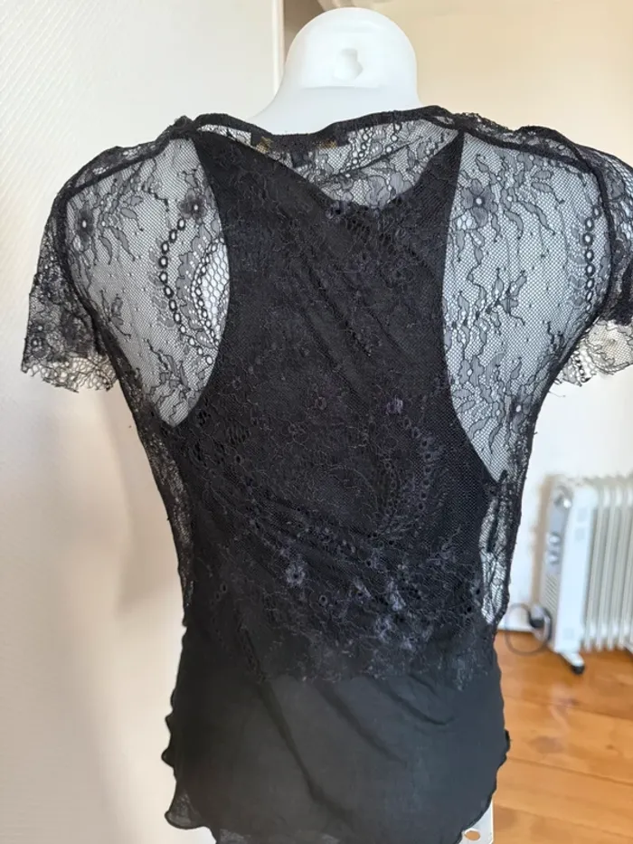 T- shirt Maje en très bon état taille 1 noir - photo numéro 5