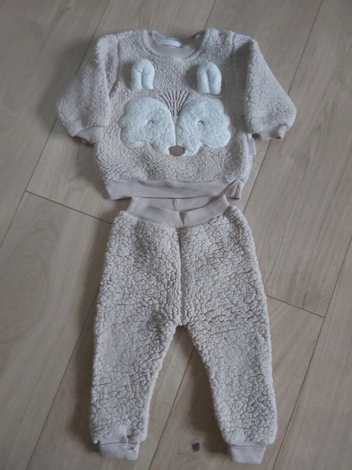 Ensemble motif loup garçon 18 mois (78)