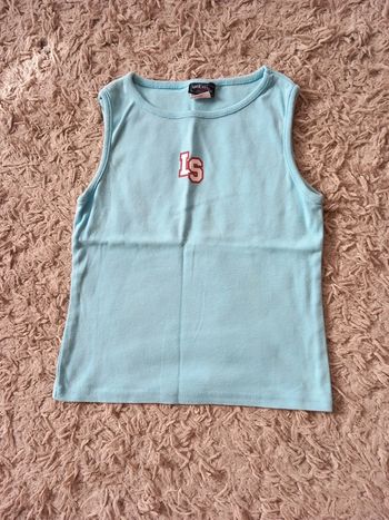 Tee-shirt débardeur coton 10ans Decathlon