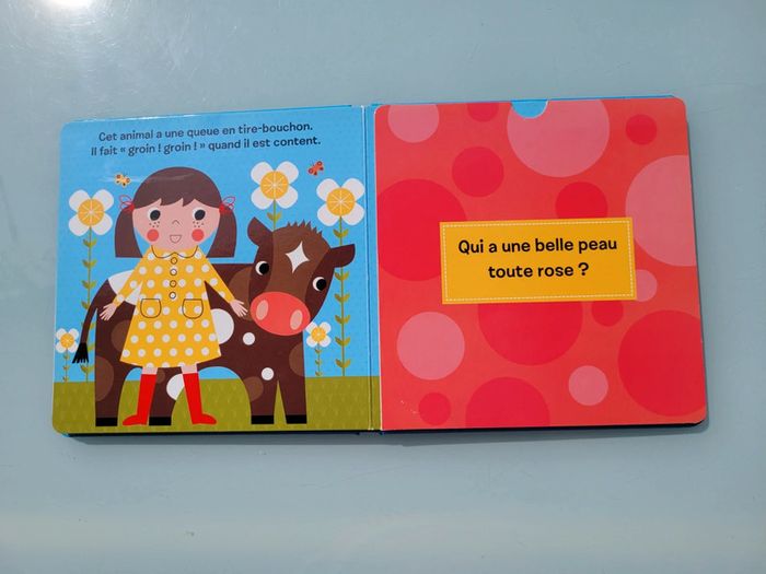 Livre animé 🐤 La Ferme 🐄 Des volets à soulever et des devinettes (72) - photo numéro 7