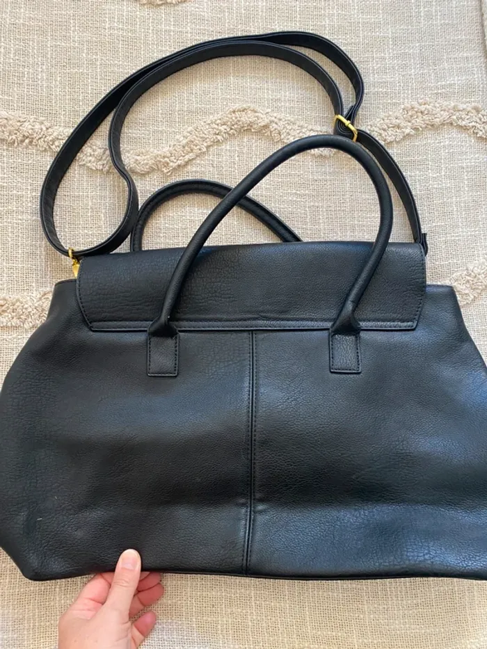 Grand sac noir et doré pieces - photo numéro 3