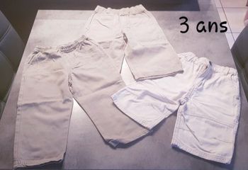 Lot shorts 3 ans