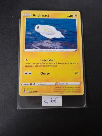 Carte Pokémon Anchwatt 95/264