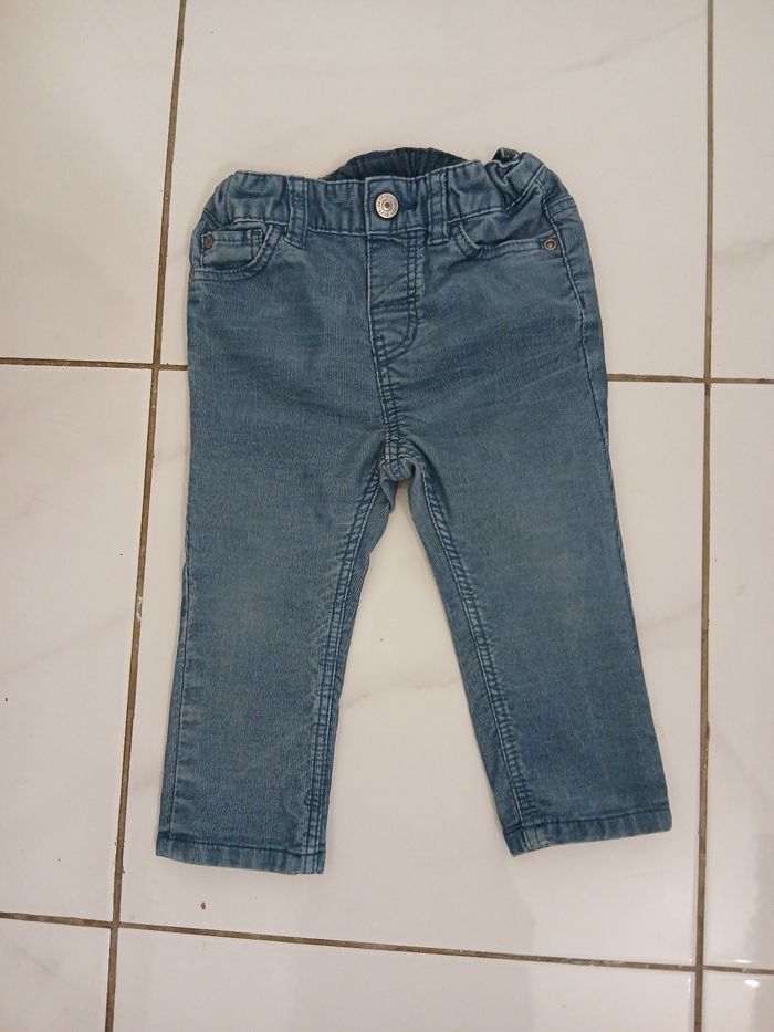 Pantalon bebe garcon 2 poches devant et derriere - photo numéro 5