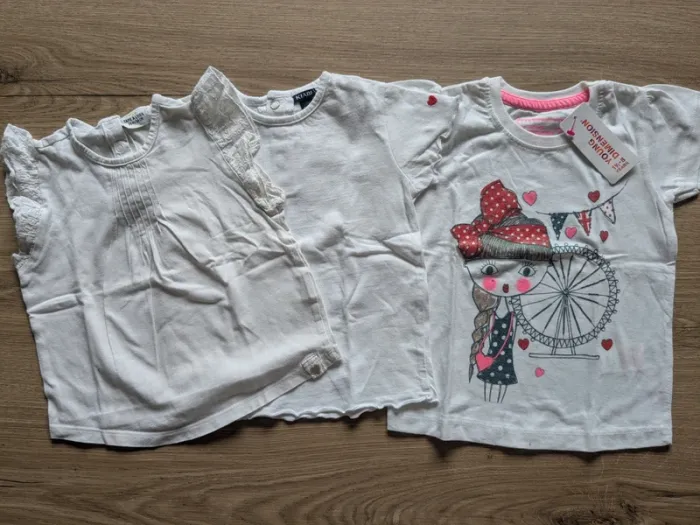 Lot de 3 tee shirts taille 2 ans