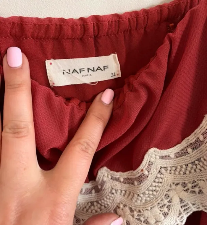 Robe été naf naf dentelle sexy - photo numéro 4
