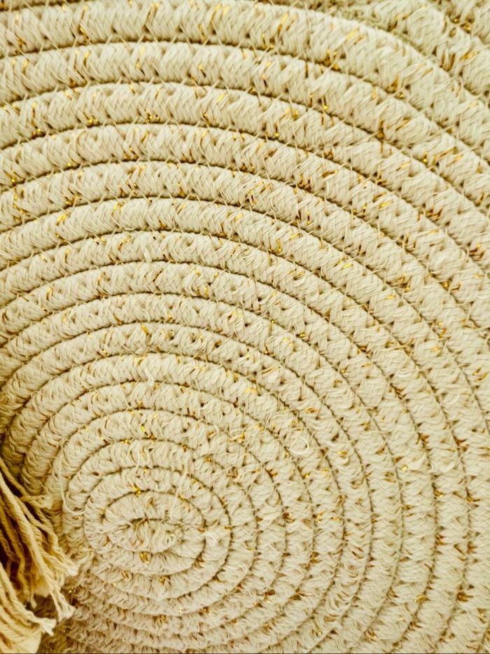 🌾 Sac rond en paille tressée – esprit bohème chic 🌿 - photo numéro 2