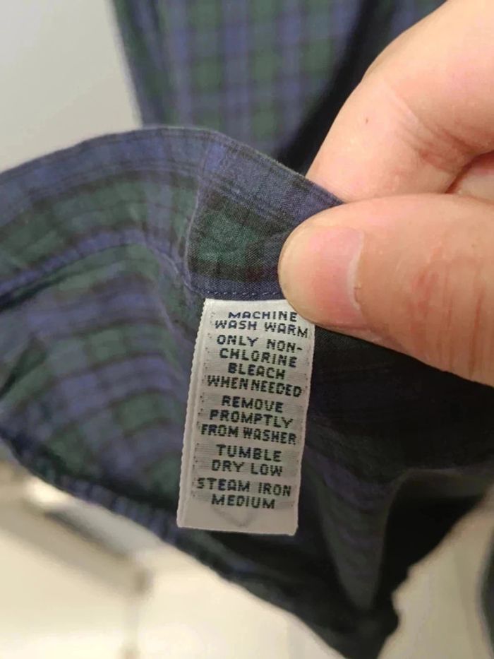 Chemise Ralph Lauren Vichy Vert & Violet - Vintage Y2K - photo numéro 7
