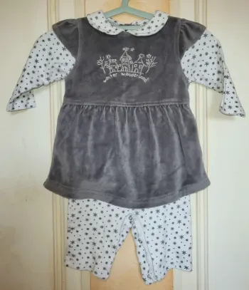 Ensemble fille 6 mois