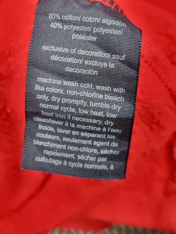Sweat 1/4 zip Tommy Hilfiger rouge, M Femmes (mesures en photos) - photo numéro 7