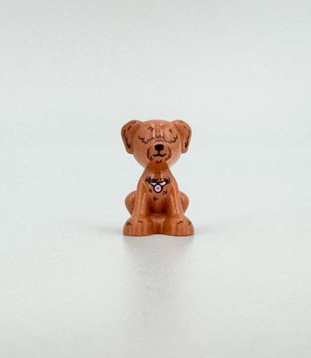 Lego Animaux Friends : Chienne marron Guba, yeux cachés par ses poils - NEUF