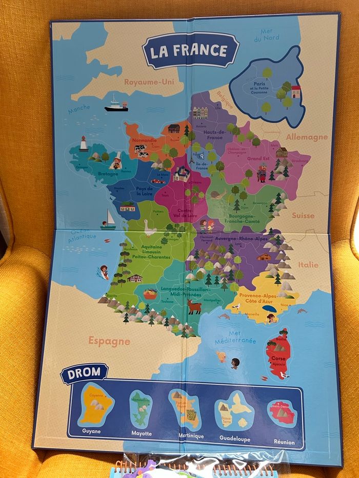 Jeu Ma Première Carte de France - photo numéro 4