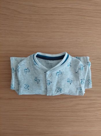 Grenouillère loup - 3 mois